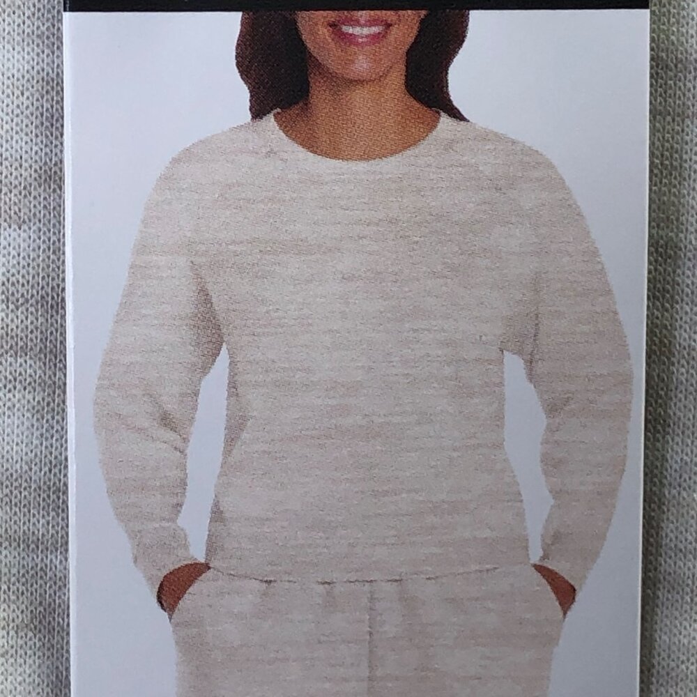EXPRESS $58 LADIES LONG SLEEVE RELAXED FIT PULLOVER TOP MD NWT